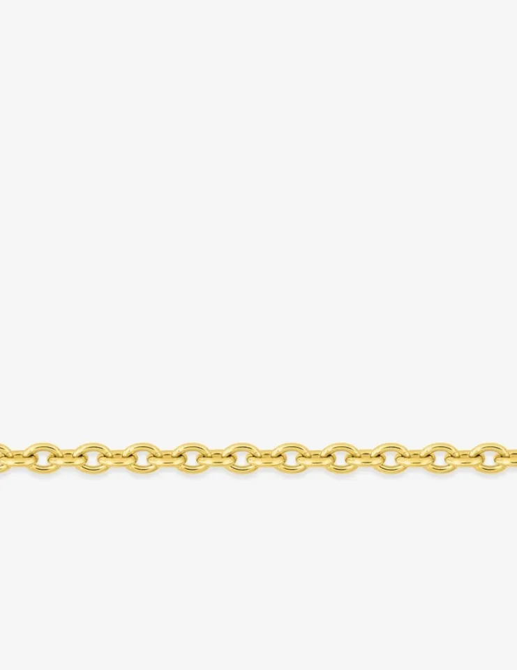 Chaine forçat rond en or jaune 375 ‰ 1,64 mm de largeur SO OR