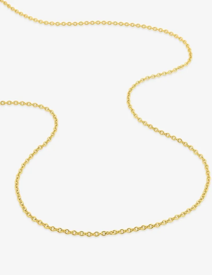 Chaine forçat rond en or jaune 375 ‰ 1,64 mm de largeur SO OR