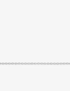 Chaine forçat ronde en argent 925 ‰ rhodié SO OR
