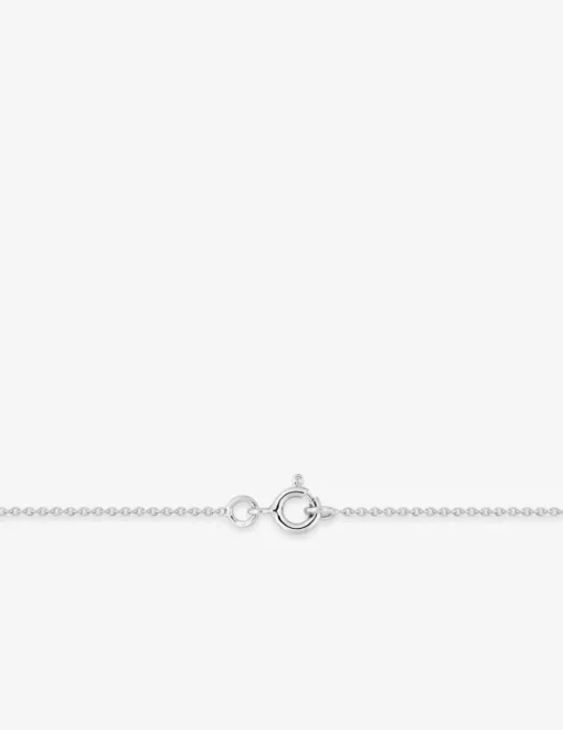 Chaine forçat ronde or blanc 750 ‰ 1,10 mm SO OR