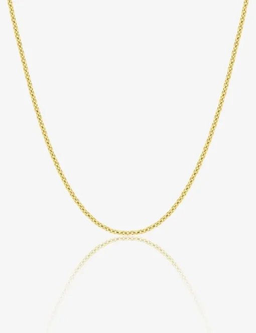 Chaine forçat ronde or jaune 750 ‰ 1,30 mm SO OR
