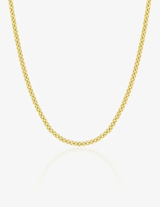 Chaine forçat ronde or jaune 750 ‰ 1,90 mm SO OR