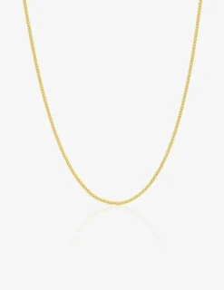 Chaine gourmette diamantée or jaune 750 ‰ 0,87 mm SO OR