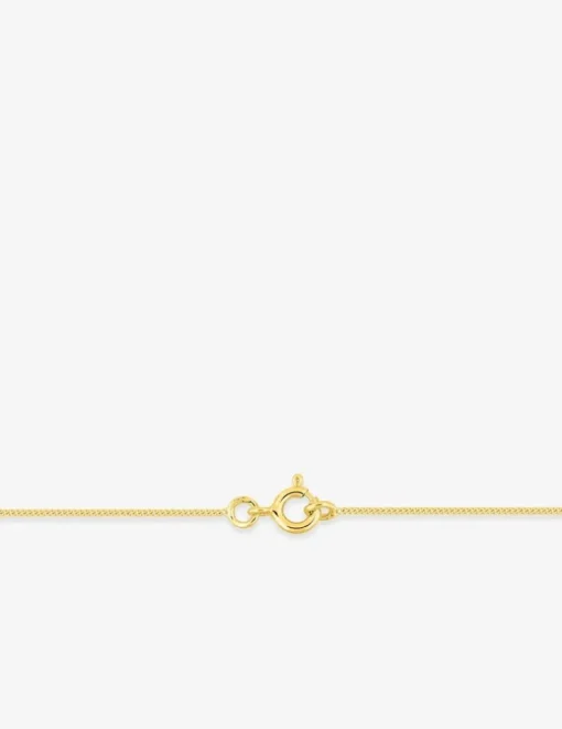Chaine gourmette diamantée or jaune 750 ‰ 0,87 mm SO OR