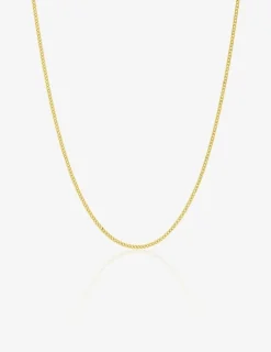 Chaine gourmette diamantée or jaune 750 ‰ 0,78 mm SO OR