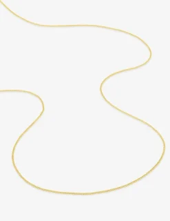 Chaine gourmette diamantée or jaune 750 ‰ 0,78 mm SO OR