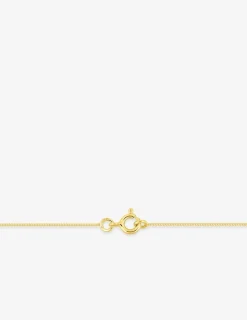 Chaine gourmette diamantée or jaune 750 ‰ 0,78 mm SO OR