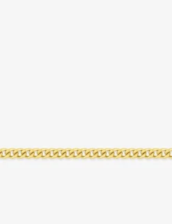 Chaine gourmette diamantée or jaune 750 ‰ 1,62 mm SO OR