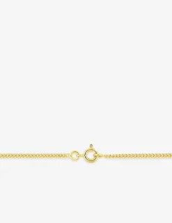 Chaine gourmette diamantée en or jaune 375 ‰ 1,76 mm de largeur SO OR