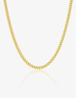 Chaine gourmette diamantée or jaune 750 ‰ 2,29 mm SO OR