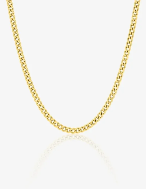 Chaine gourmette diamantée or jaune 750 ‰ 2,29 mm SO OR