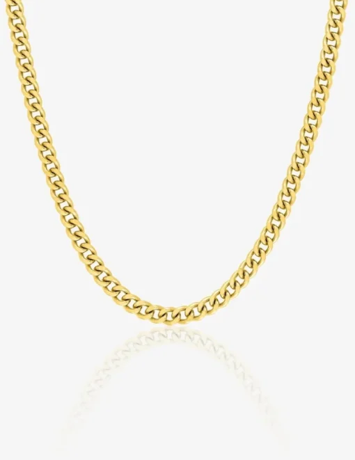 Chaine gourmette diamantée or jaune 750 ‰ 2,90 mm SO OR