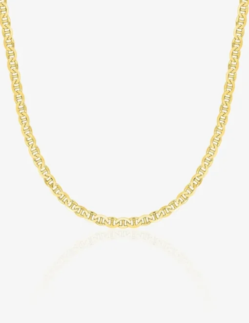 Chaine maille baton en or jaune 375 ‰ SO OR