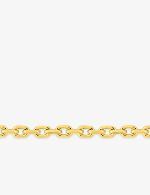 Chaine maille forçat en or jaune 375 ‰ SO OR