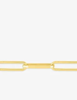 Chaine maille forçat rectangle en or jaune 375 ‰ SO OR