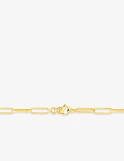 Chaine maille forçat rectangle en or jaune 375 ‰ SO OR