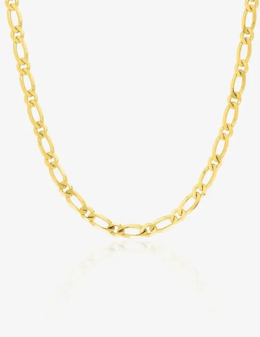 Chaine or jaune 375 ‰ maille alternée SO OR