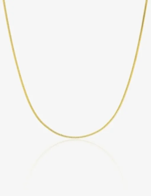 Chaine serpentine or jaune 750 ‰ 0,8 mm SO OR