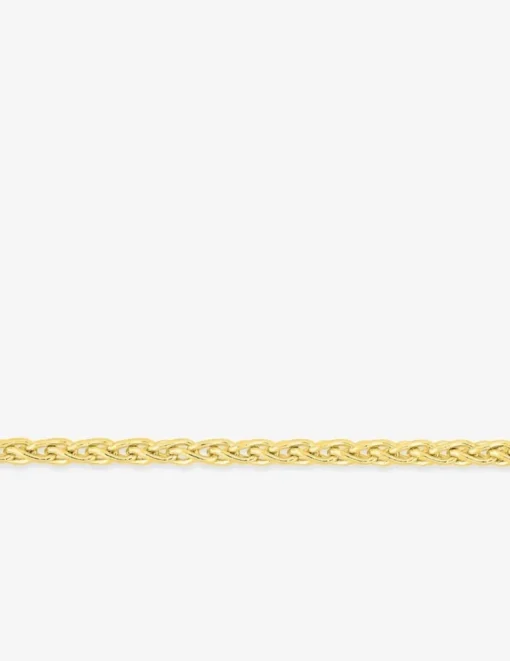 Chaine spiga or 750 ‰ jaune 1,2 mm SO OR