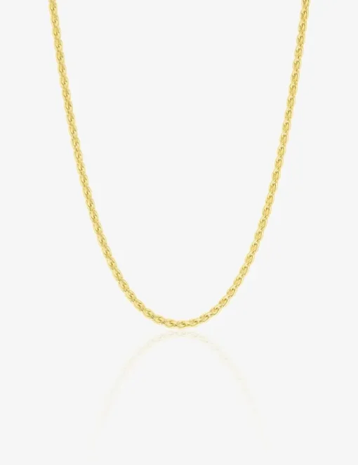 Chaine spiga or 750 ‰ jaune 1,2 mm SO OR