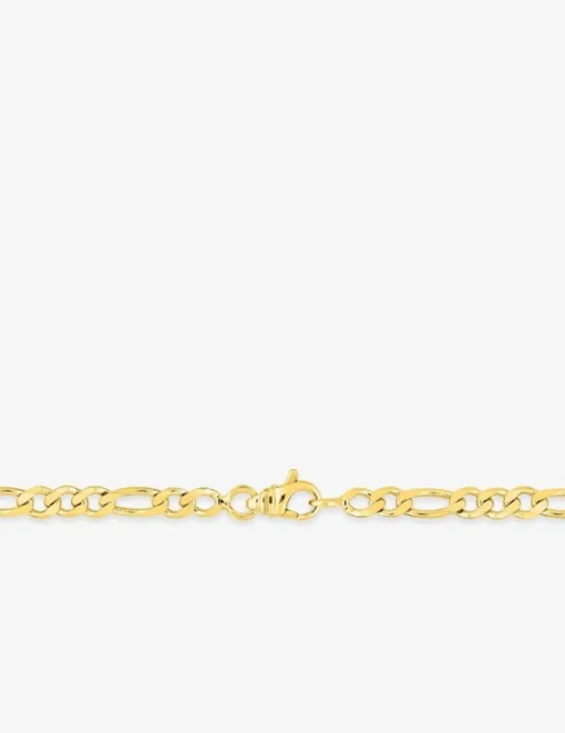 Chaîne alternée 1+3 ultra-plate or jaune 750‰ 4 mm SO OR