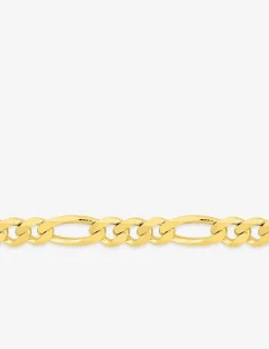Chaîne alternée en or jaune 375 ‰ de largeur 3 mm SO OR