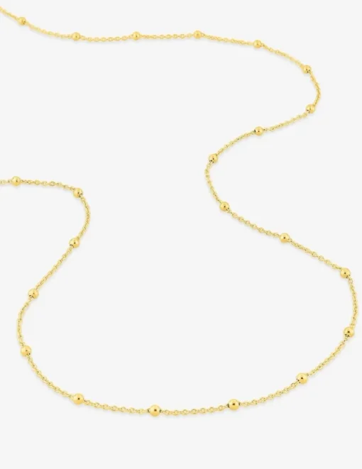 Chaîne boules 2 mm or jaune 375‰ SO OR
