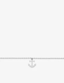 Chaîne de cheville ancre argent 925‰ rhodié SO OR
