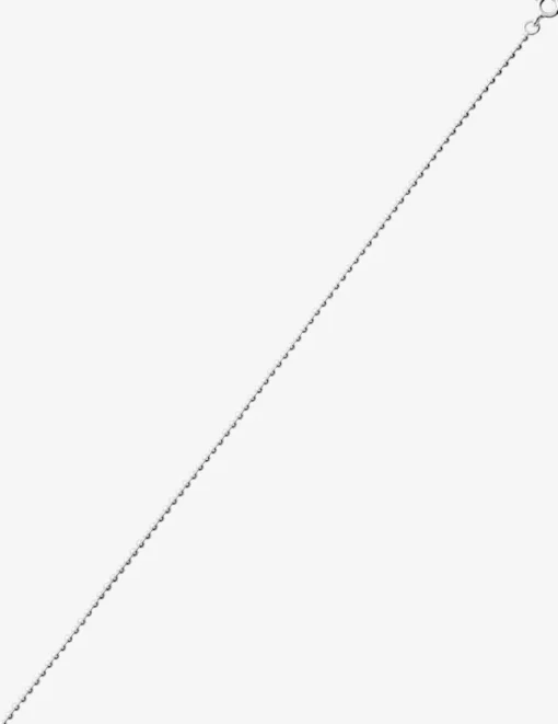 Chaîne de cheville boules argent 925‰ rhodié SO OR