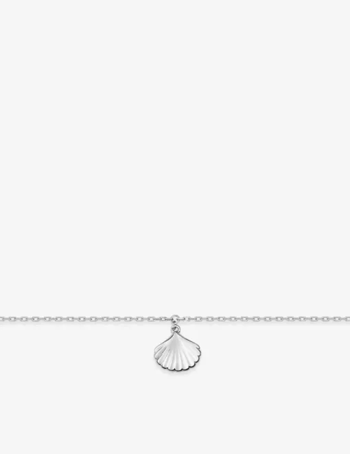 Chaîne de cheville coquillage argent 925‰ rhodié SO OR