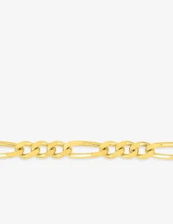 Chaîne figaro alternée 1+3 en or jaune 750 ‰ 2,5 mm de largeur SO OR