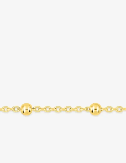 Chaîne forçat boules 2,5 mm or jaune 750‰ SO OR