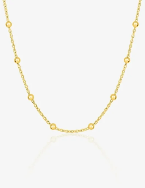 Chaîne forçat boules 2,5 mm or jaune 750‰ SO OR
