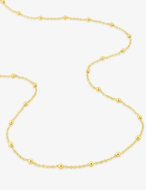 Chaîne forçat boules 2,5 mm or jaune 750‰ SO OR