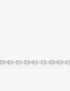 Chaîne forçat diamanté en or blanc 375‰ SO OR