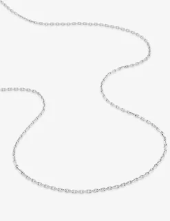 Chaîne forçat diamanté en or blanc 375‰ SO OR