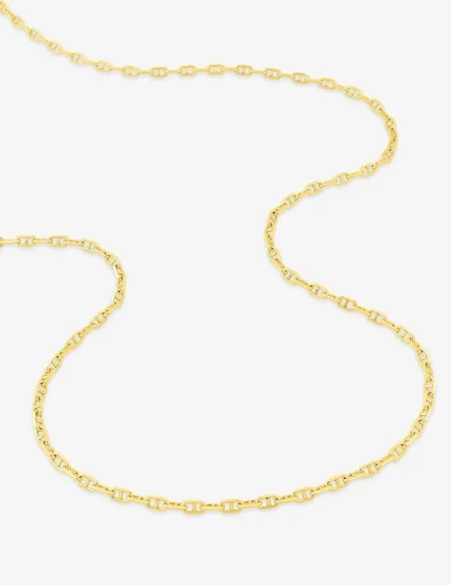 Chaîne forçat en or jaune 375 ‰ de largeur 2,5 mm SO OR