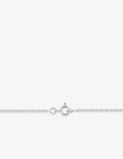 Chaîne forçat rond or blanc 375‰ 1 mm SO OR