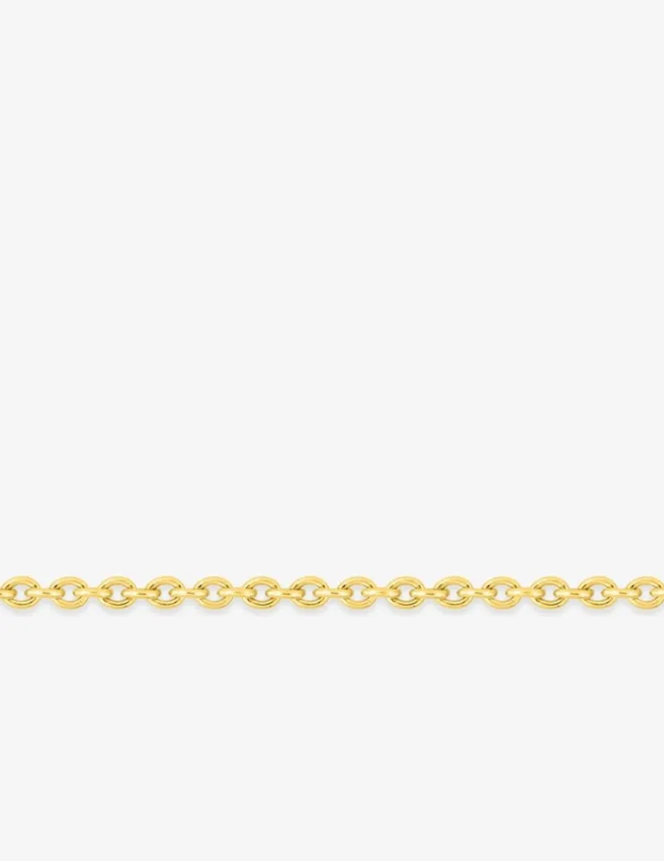 Chaîne forçat ronde en or jaune 375 ‰ SO OR