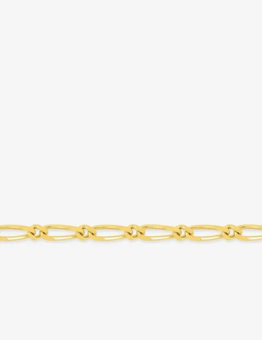 Chaîne maille alternée 1+1 or jaune 375‰ 1,7 mm SO OR