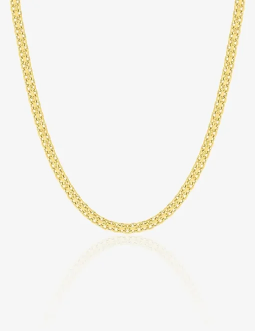 Chaîne maille bismark or jaune 750 ‰ 2,4 mm SO OR