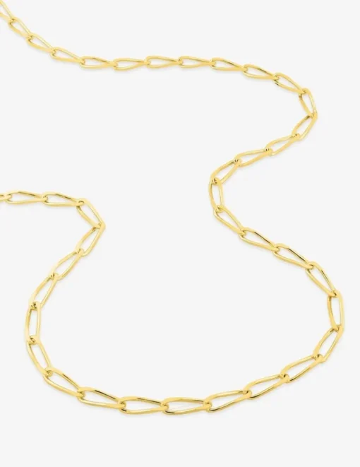 Chaîne maille cheval or jaune 750 ‰ 3 mm SO OR