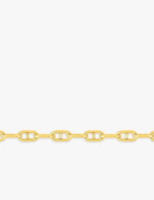 Chaîne maille forçat marine or jaune 750 ‰ 2 mm SO OR