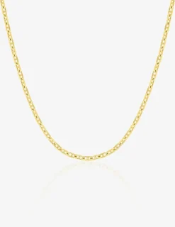 Chaîne maille forçat marine or jaune 750 ‰ 2 mm SO OR