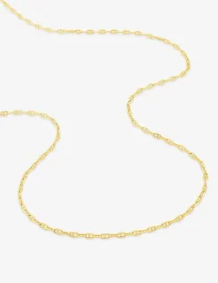Chaîne maille forçat marine or jaune 750 ‰ 2 mm SO OR