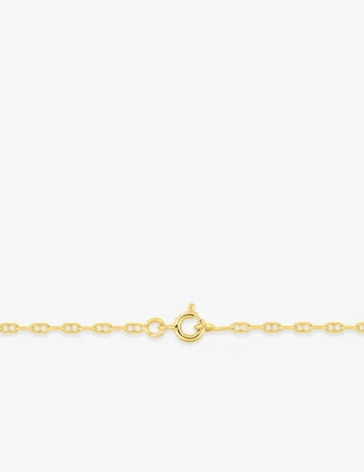 Chaîne maille forçat marine or jaune 750 ‰ 2 mm SO OR
