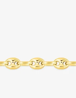 Chaîne maille grain de café en or 750‰ SO OR