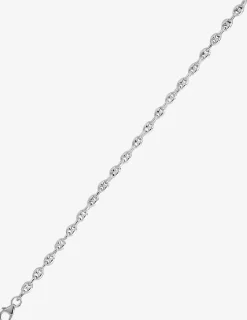 Chaîne maille grain de café en argent 925‰ rhodié SO OR