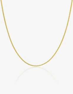 Chaîne or jaune 750 ‰ maille serpentine ronde SO OR