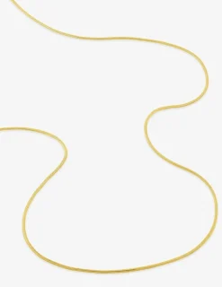 Chaîne or jaune 750 ‰ maille serpentine ronde SO OR